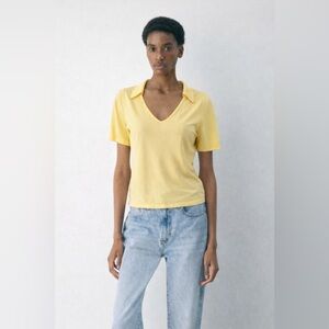 ARITZIA Babaton -  Short Sleeve Polo Top